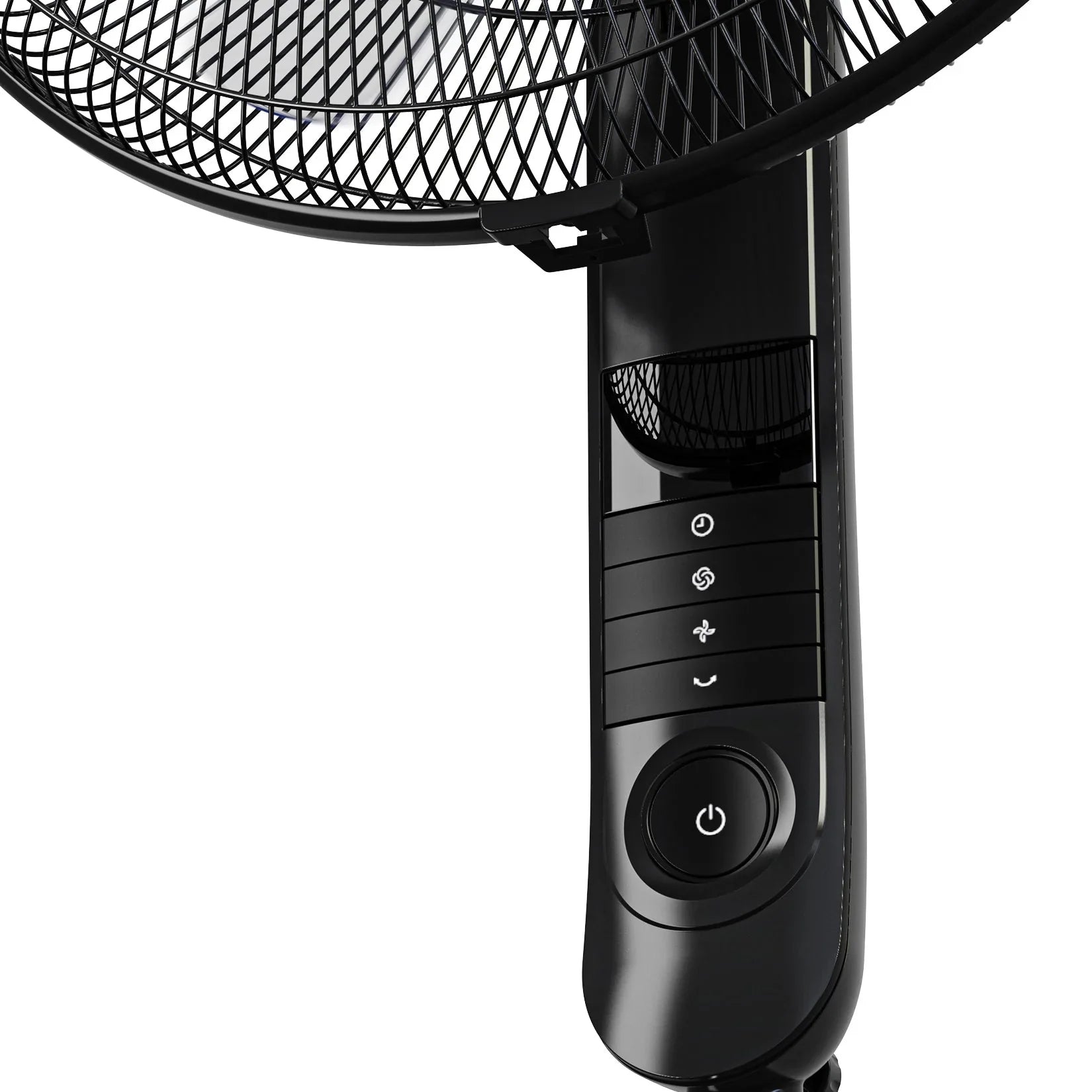 16" Pedestal Fan with 4 Fan Modes and Remote Control - Black