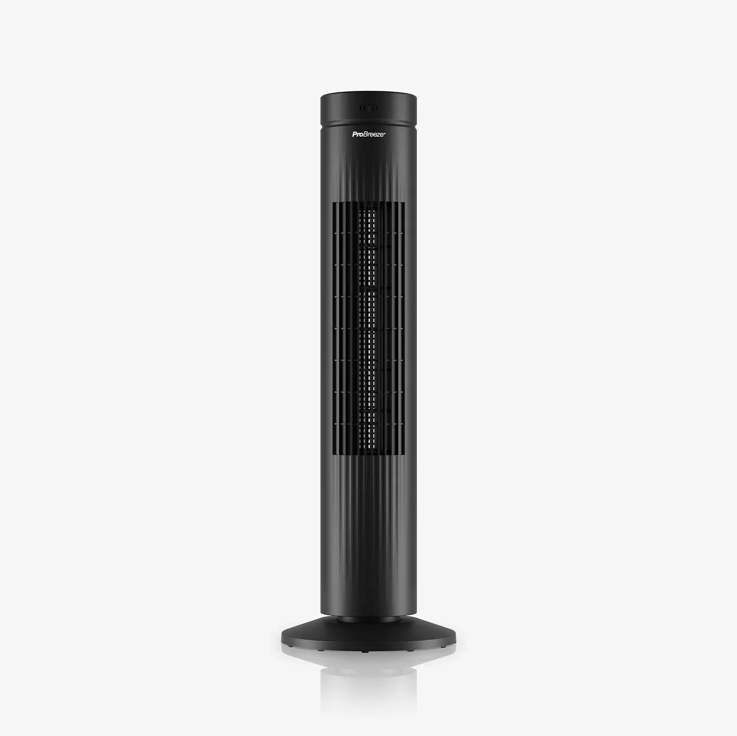 30" Oscillating Tower Fan with Touch Panel - Black
