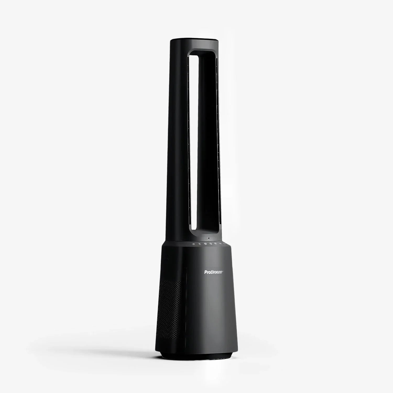 OmniAir 41" Premium Bladeless Tower Fan and Air Purifier - Black