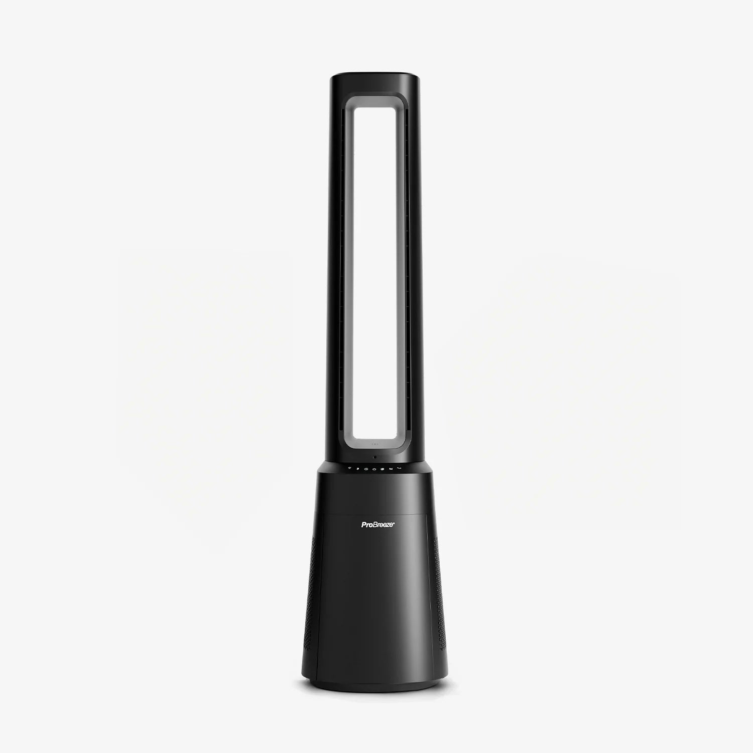 OmniAir 41" Premium Bladeless Tower Fan and Air Purifier - Black