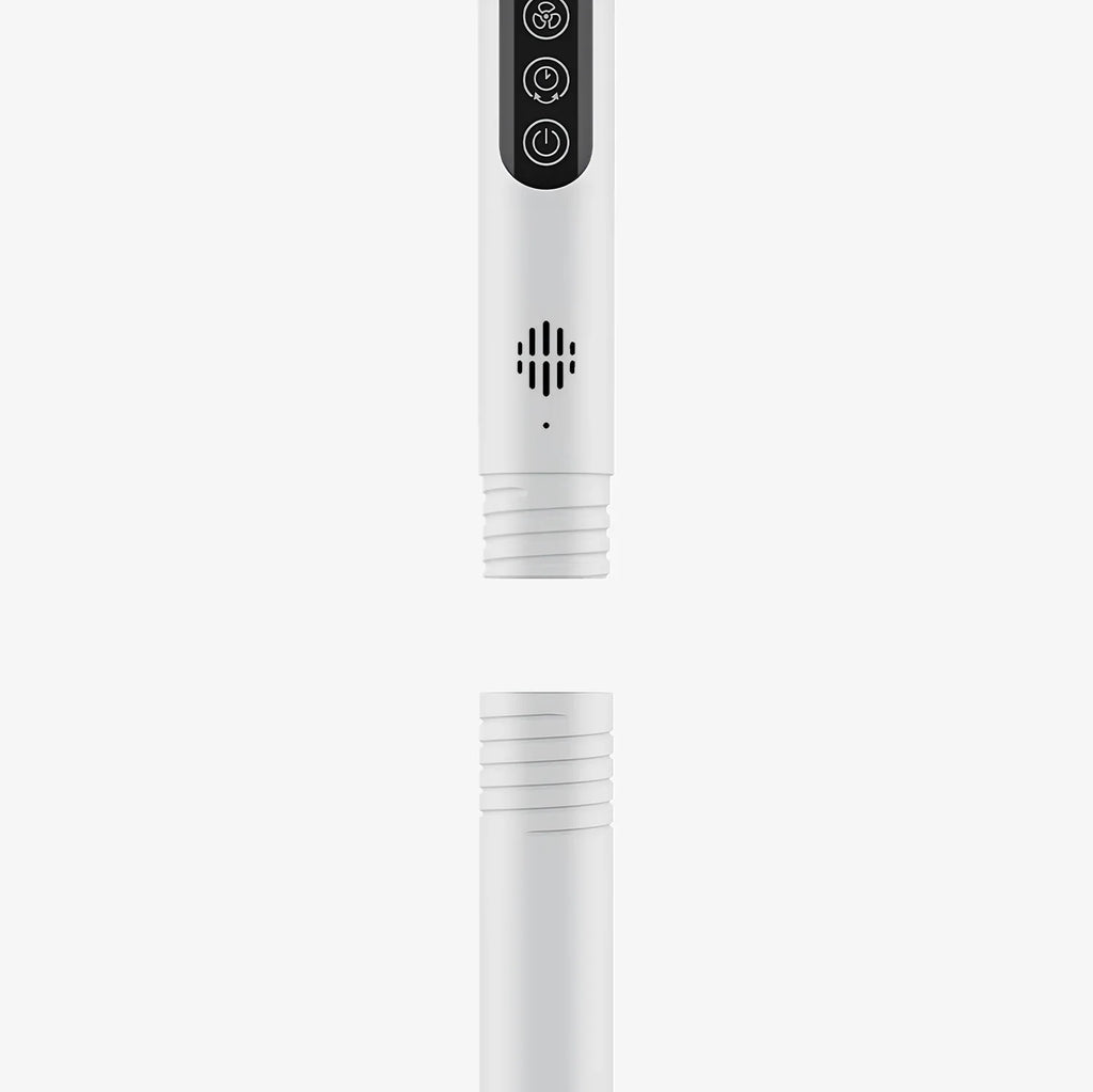 AirFlo™ Slim 43" Hybrid Pedestal Fan - Ultra- Quiet Air Circulator - White