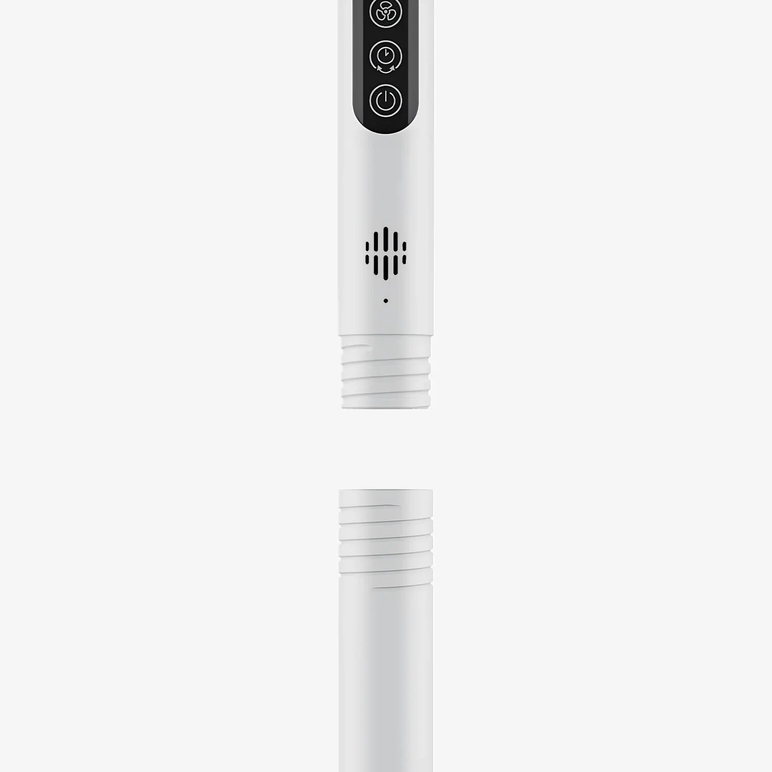 AirFlo™ Slim 43" Hybrid Pedestal Fan - Ultra- Quiet Air Circulator - White