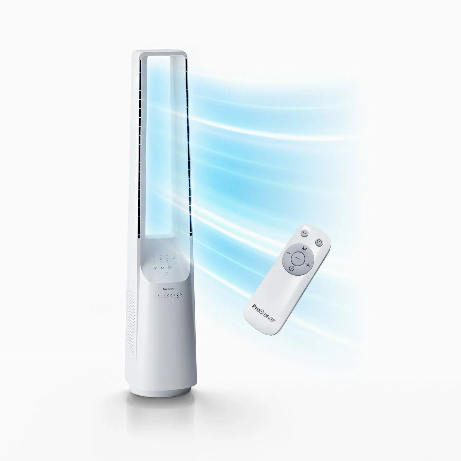 40" Bladeless Tower Fan - White