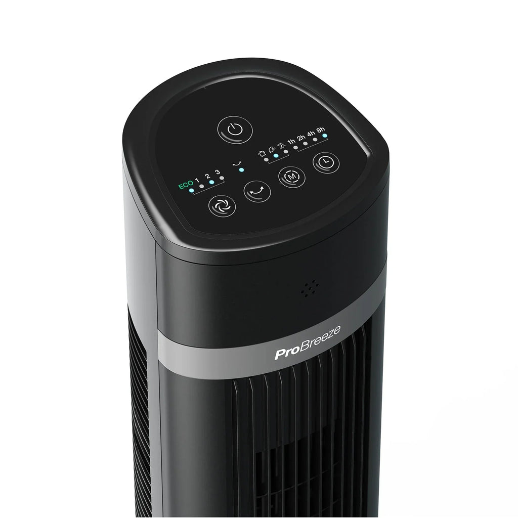 40" Oscillating Tower Fan - Black
