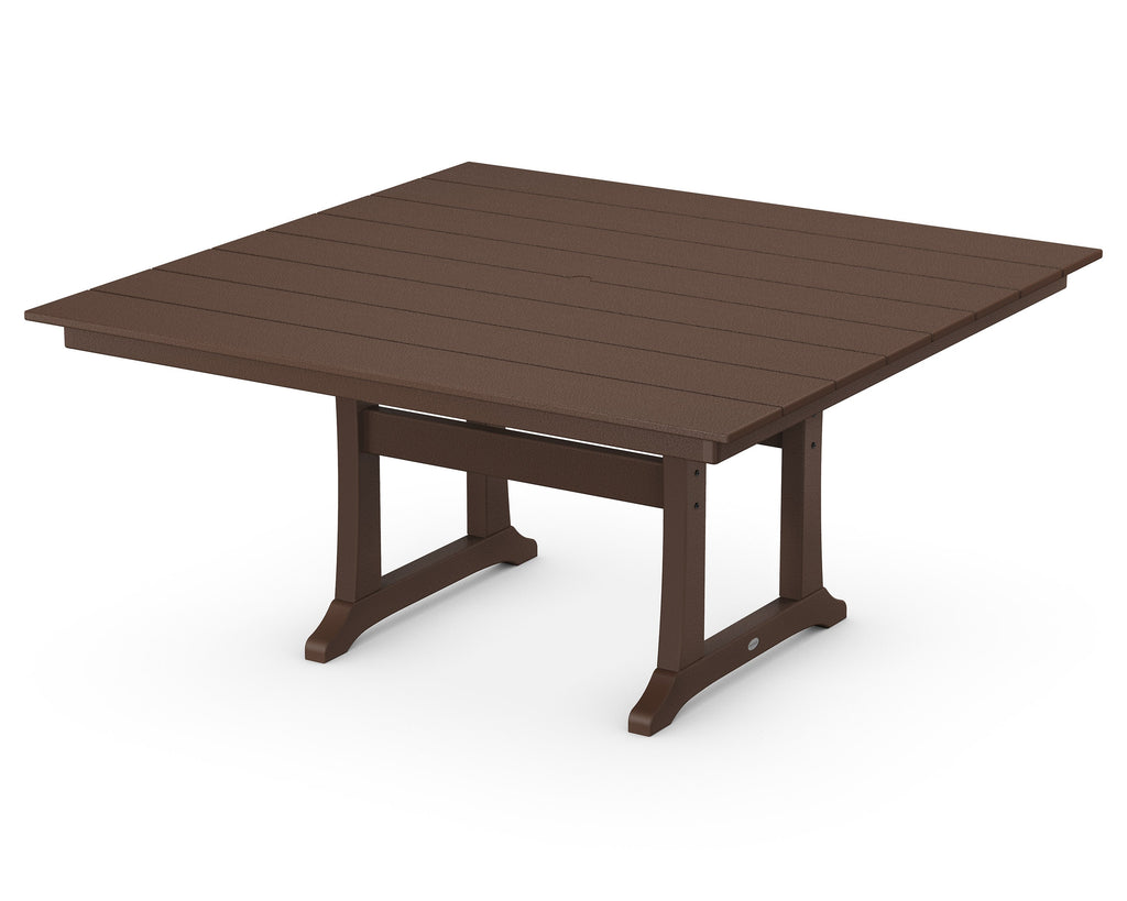 Farmhouse Trestle 59 Dining Table