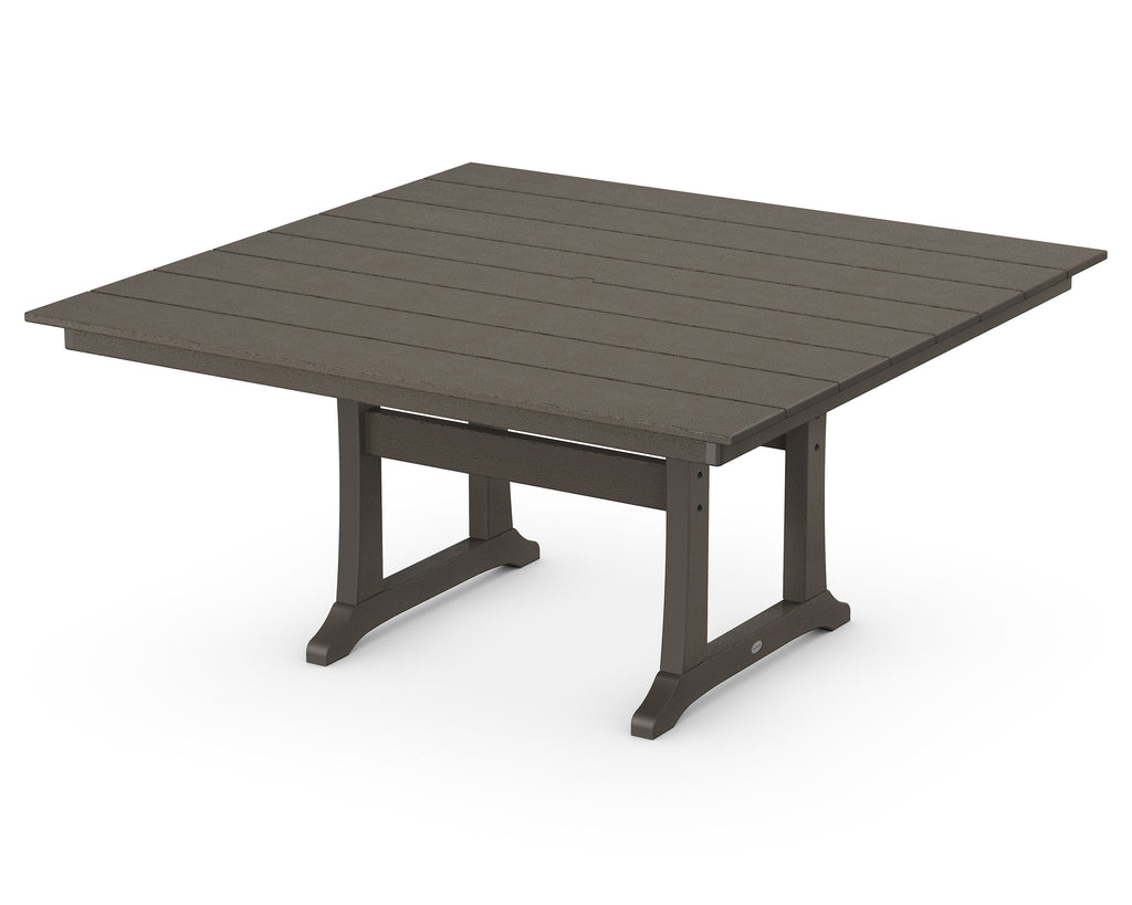 Farmhouse Trestle 59 Dining Table