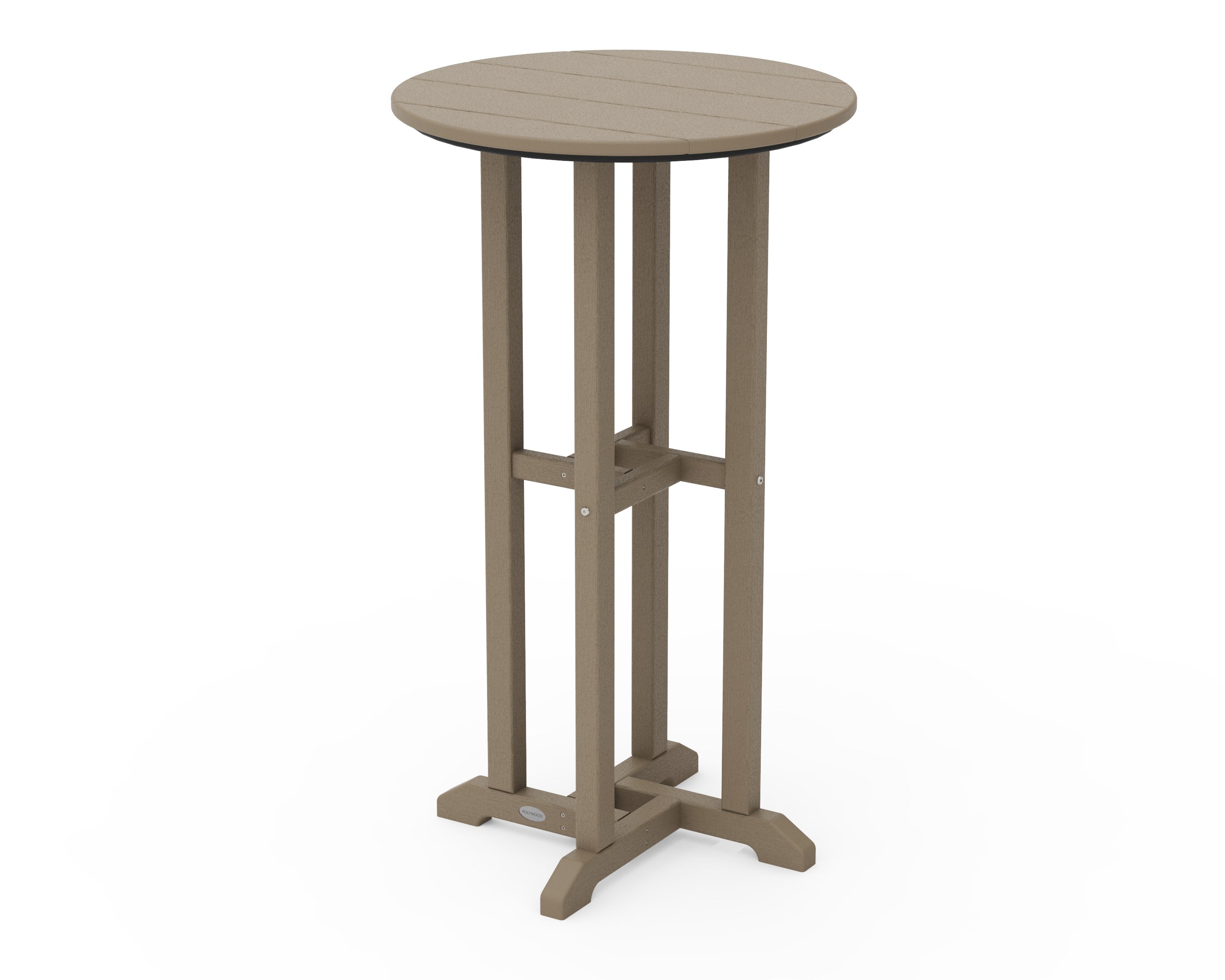 24 Round Farmhouse Bar Bistro Table