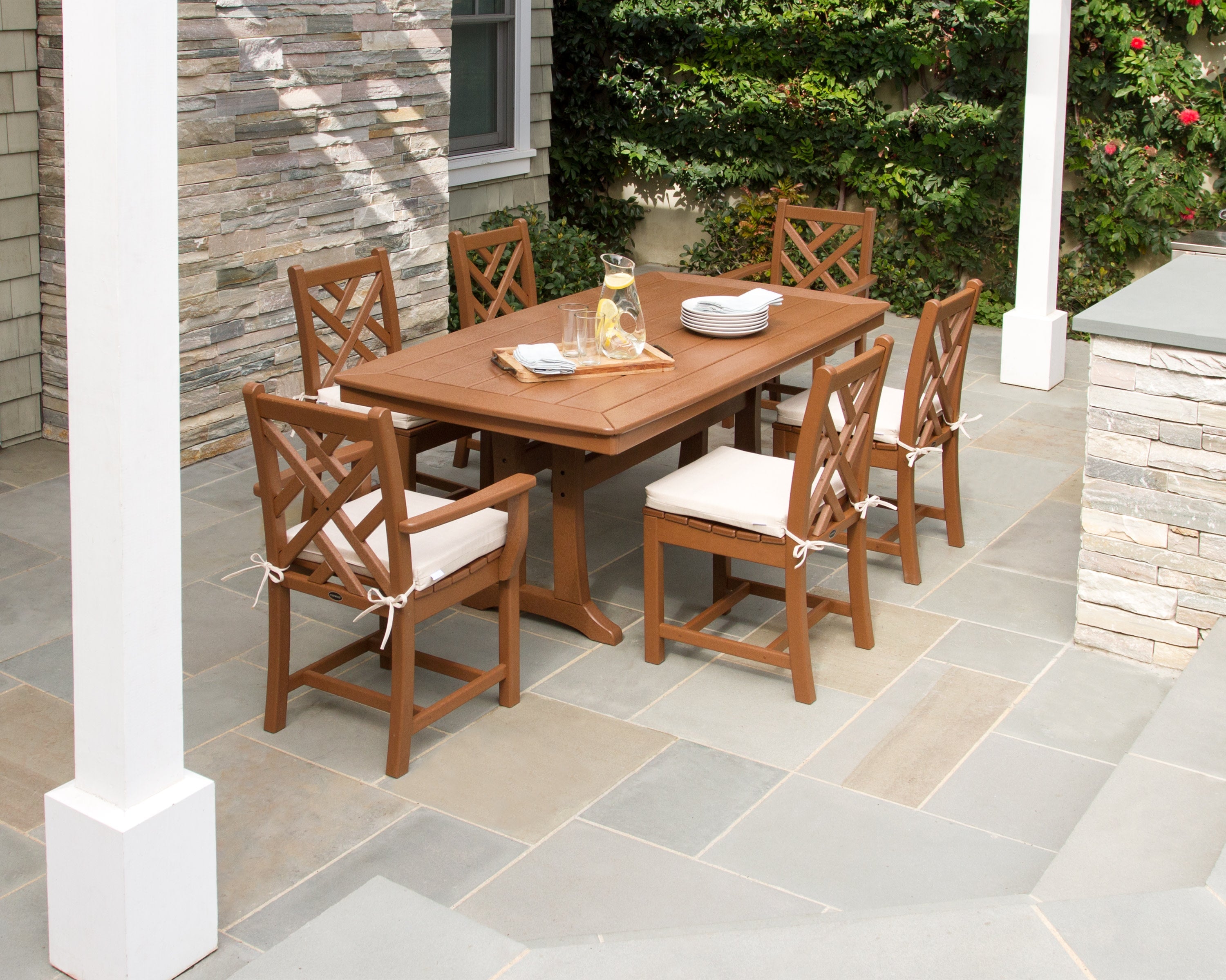 Nautical Trestle 38 x 73 Dining Table