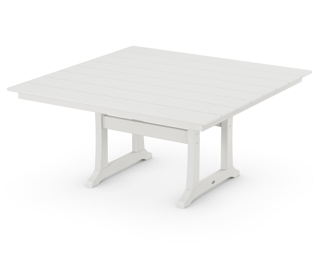 Farmhouse Trestle 59 Dining Table
