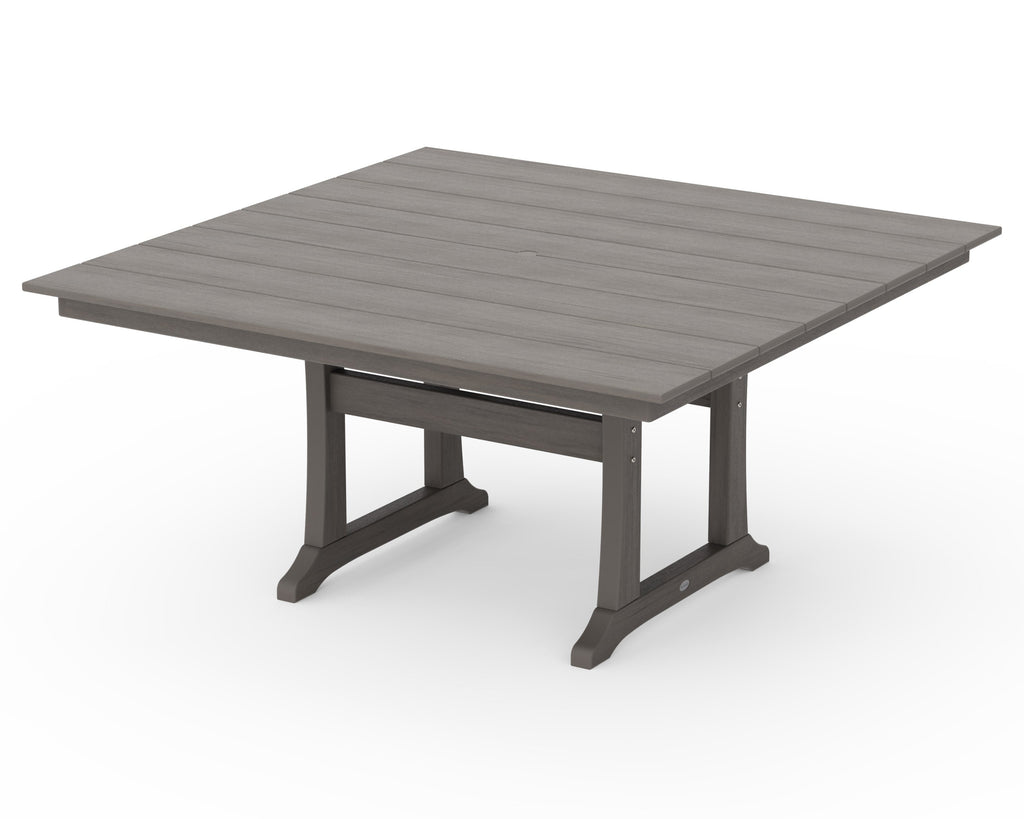 Farmhouse Trestle 59 Dining Table