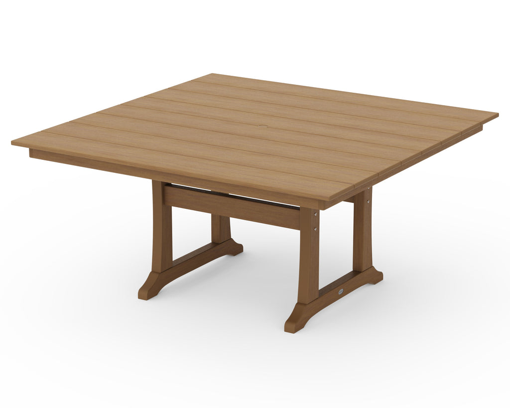 Farmhouse Trestle 59 Dining Table