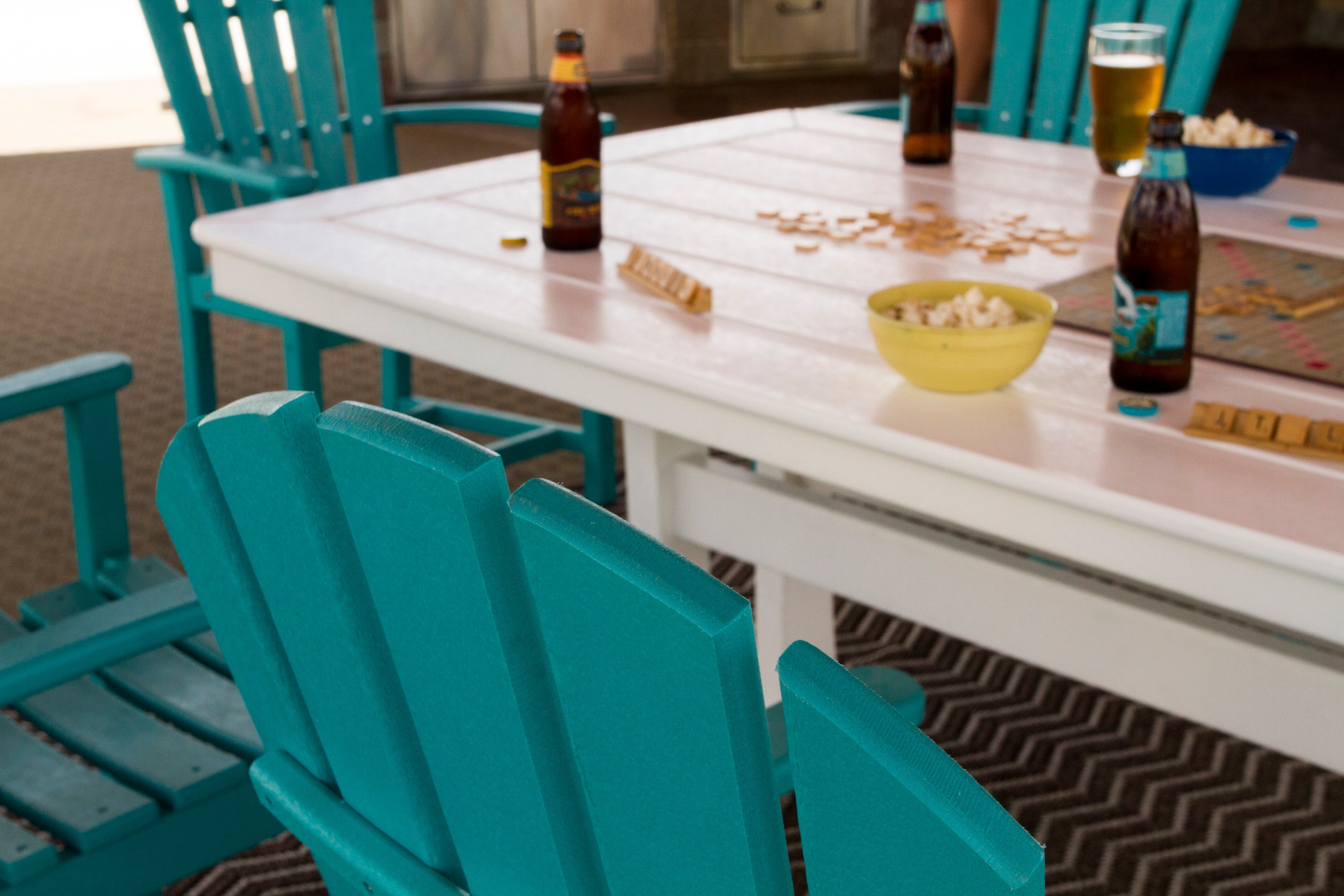 Nautical Trestle 38 x 73 Dining Table