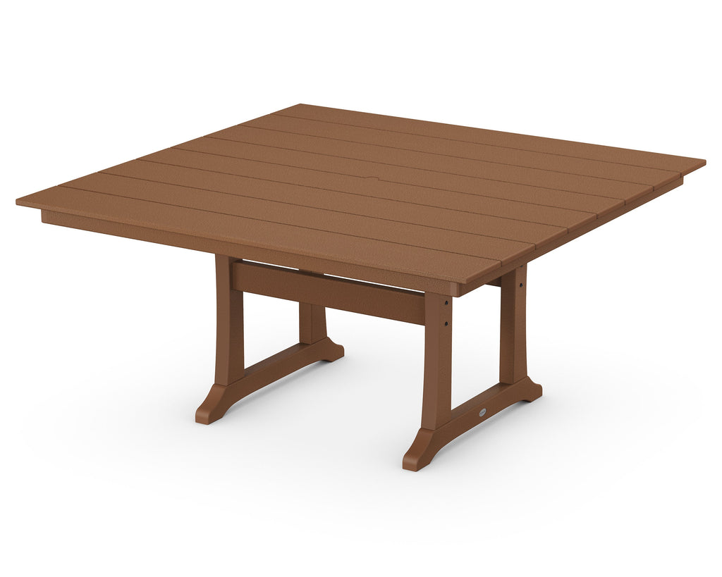 Farmhouse Trestle 59 Dining Table